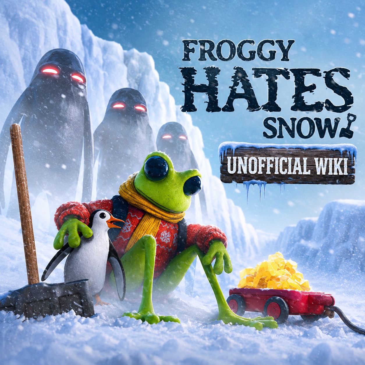 FROGGY HATES SNOW unofficial wiki promo art